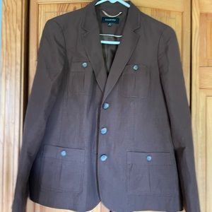 Talbots Light Brown Blazer! Size 10.